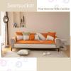 YSZBD Non-Slip Cotton Sofa Cover, Orange, 110 x 160 cm view 2