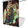 SHUODAOCO Luxury Vintage Gustav Klimt Art Shower Curtain Set, Women's Design, Bathroom Curtain with Liner and Hooks, 59 W x 79 L in view 1