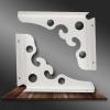 YHBZ Floating Shelf Brackets, White, 200 mm/8 in, 2-Pack view 1