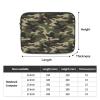 Laptop Sleeve, Military Camouflage, Lightweight, Shock-Resistant, for Women and Men, 10 in, Green view 4