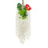 ZEBMOON White Artificial Wisteria Garland, 5-Pack view 1