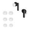 kwmobile 6-Pack Ear Tips Compatible with QCY T13 – White Silicone In-Ear Tips view 1