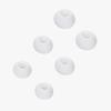 kwmobile 6-Pack Ear Tips Compatible with QCY T13 – White Silicone In-Ear Tips view 3