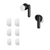 kwmobile 6-Pack Ear Tips Compatible with QCY T13 – White Silicone In-Ear Tips view 4