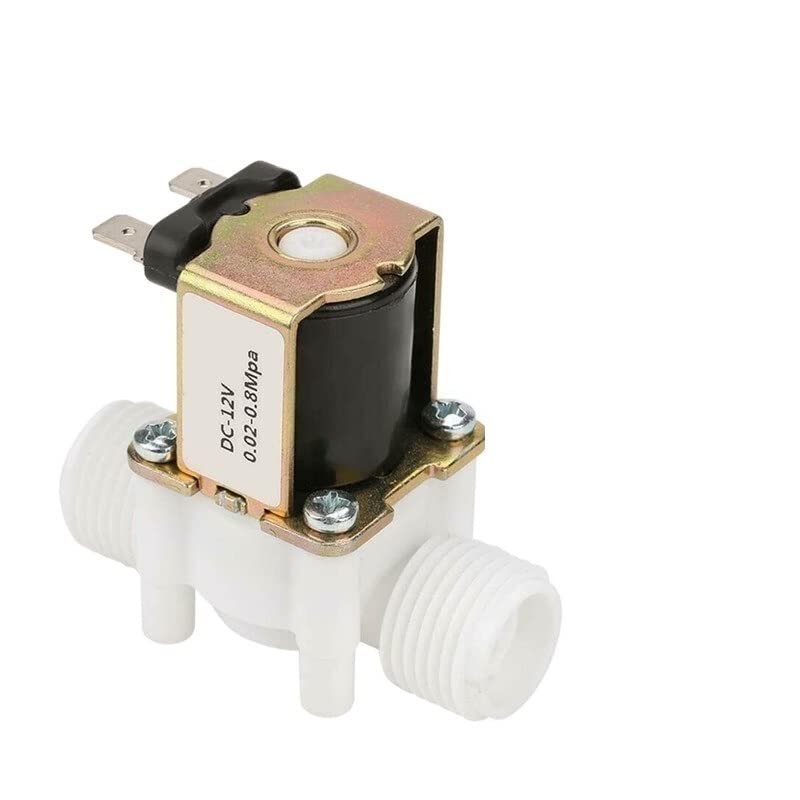 SkyjOy Solenoid Valve, 1/2" Male Thread, 24V Normally Closed