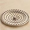 Square Antique Brass Vintage Carved Floor Drain Cover view 4