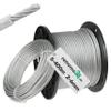 Renomo24 2 mm PVC-Coated Galvanized Steel Wire Rope, 1x19, 25 m view 1