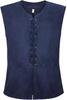 Josamogre Men's Medieval Vest, Renaissance Pirate Waistcoat, Dark Blue, M view 1
