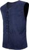 Josamogre Men's Medieval Vest, Renaissance Pirate Waistcoat, Dark Blue, M view 2