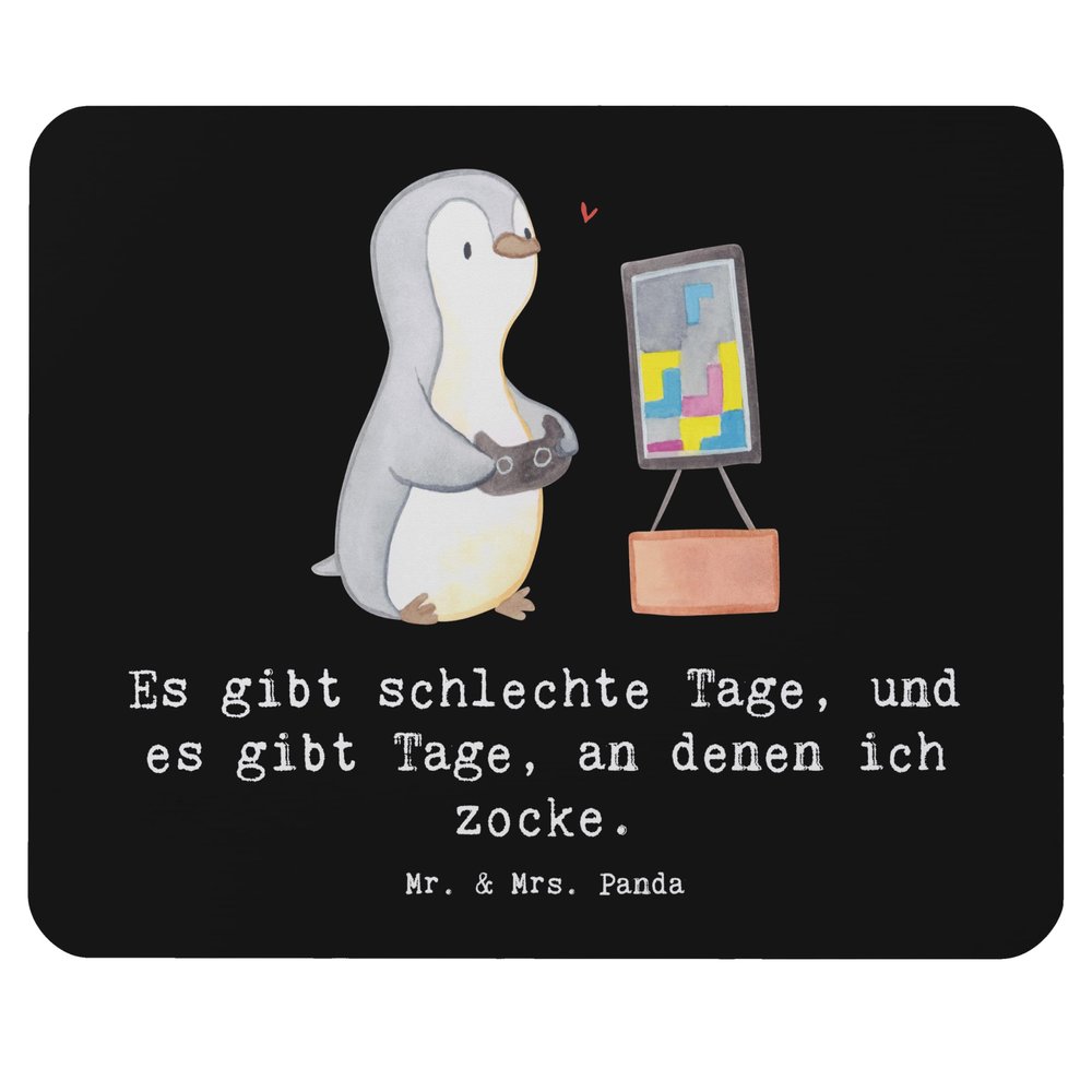 Mr. & Mrs. Panda Penguin Gaming Mouse Pad