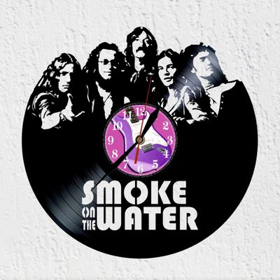 VINY WOODY Wall Clock with Vinyl Record, British Band