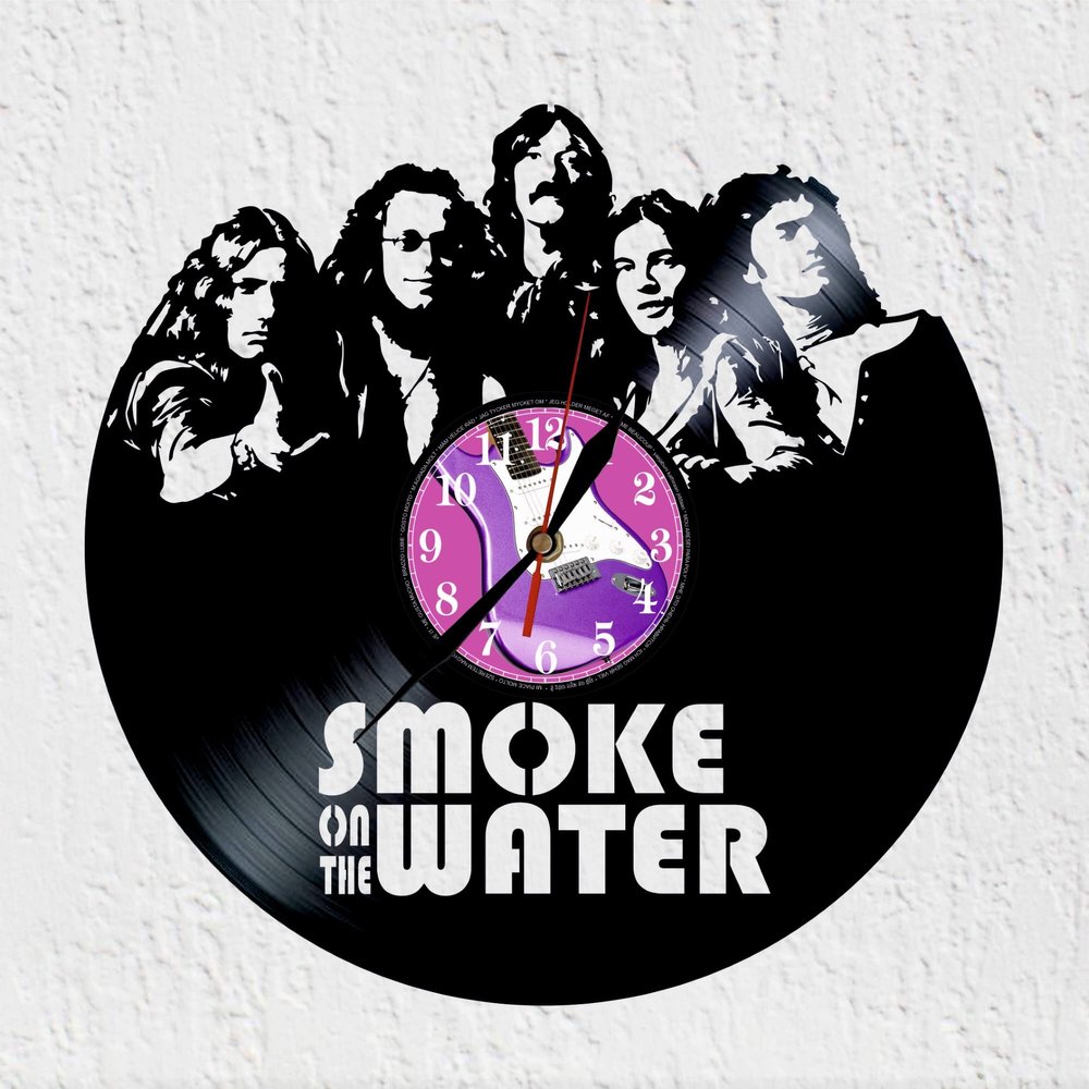 VINY WOODY Wall Clock with Vinyl Record, British Band