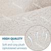 Quilted Sofa Armrest Covers with Pockets, Anti-Slip, 3-Seater Sofa, 5 Pieces, Color #12 view 3