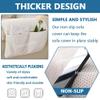 Quilted Sofa Armrest Covers with Pockets, Anti-Slip, 3-Seater Sofa, 5 Pieces, Color #12 view 4