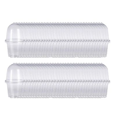 36-Pack 8.9 cm Transparent Plant Pots with Humidity Domes