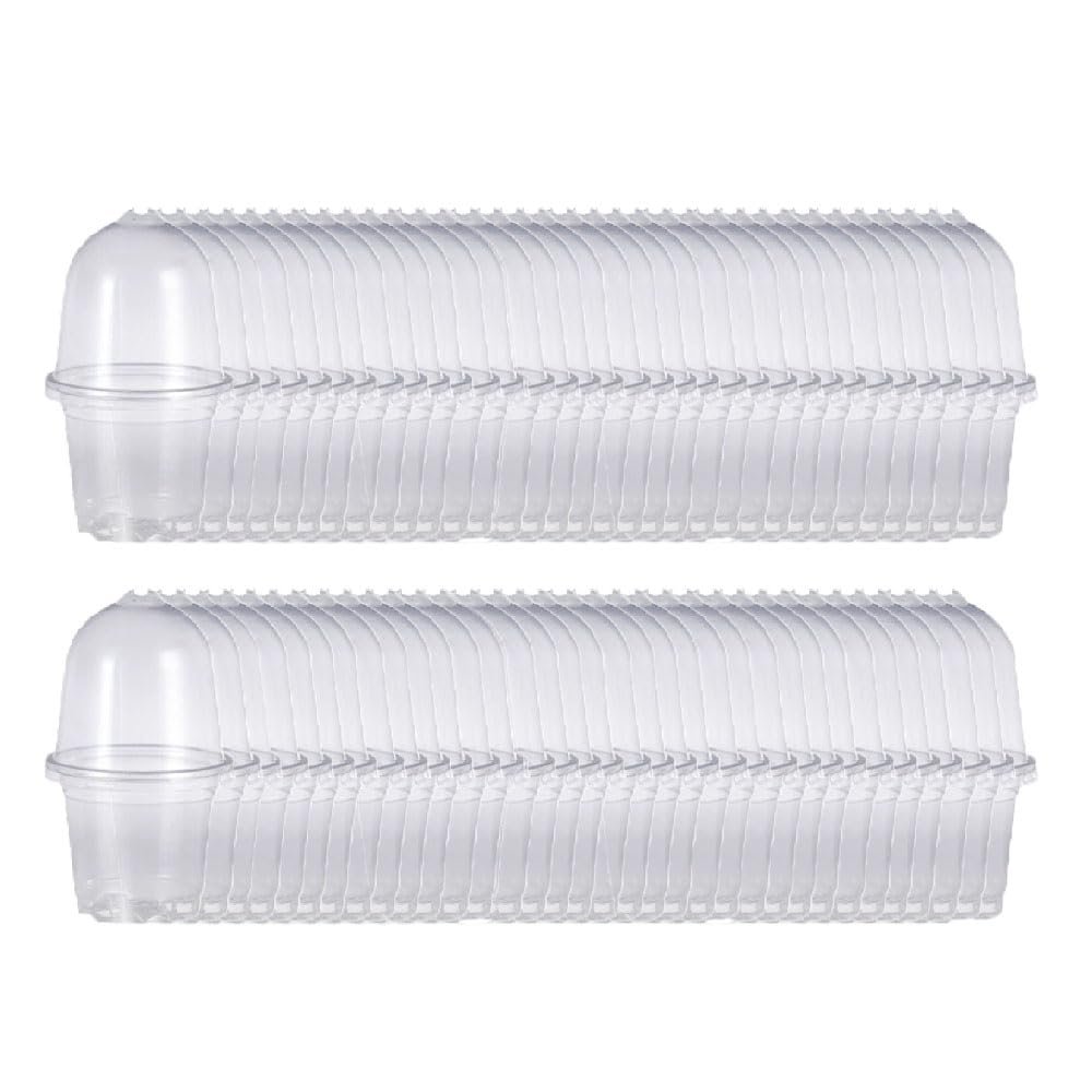 36-Pack 8.9 cm Transparent Plant Pots with Humidity Domes