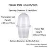 36-Pack 8.9 cm Transparent Plant Pots with Humidity Domes view 2