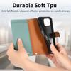 MOJIA Wallet Case for Vivo V29 5G, Soft Premium Leather Flip Cover with Shoulder Strap, Green view 4