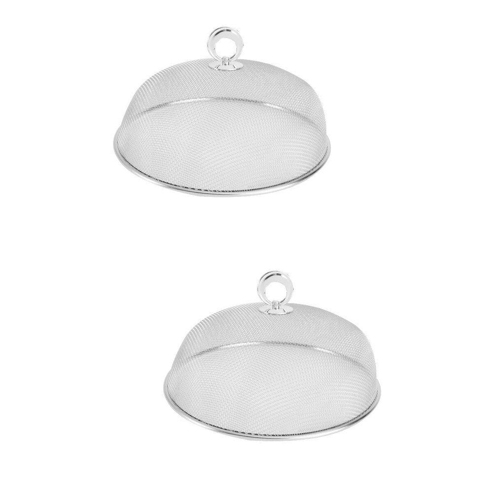 BESTonZON 2-Piece Stainless Steel Food Fly Cover