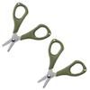 Small Fishing Scissors, 2-Pack, Stainless Steel, Green view 1