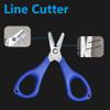 Small Fishing Scissors, 2-Pack, Stainless Steel, Green view 3
