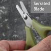 Small Fishing Scissors, 2-Pack, Stainless Steel, Green view 4