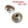 gresik Stepped Miter 0.8 Module Spur Gear, 30 Teeth, 5 mm Bore view 2