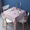 XQSSB Pink Stain-Resistant Waterproof Rectangle Tablecloth, 140 × 180 cm view 1