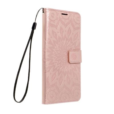 Mezzo Mandala Magnetic Wallet Case for iPhone 15 Plus, Rose