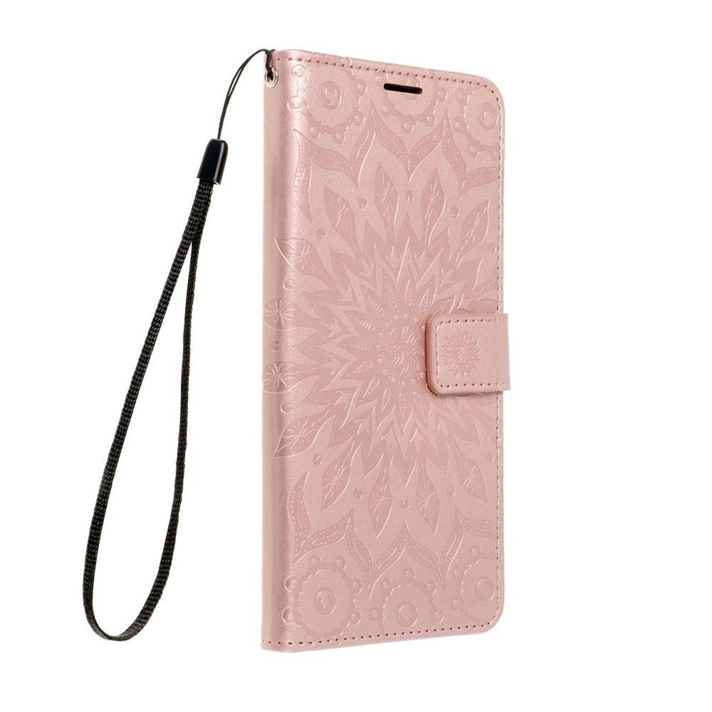 Mezzo Mandala Magnetic Wallet Case for iPhone 15 Plus, Rose