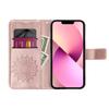Mezzo Mandala Magnetic Wallet Case for iPhone 15 Plus, Rose view 2