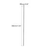 sourcing map 4-Pc 304 Stainless Steel Rods, 6 mm x 300 mm view 2