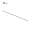 sourcing map 4-Pc 304 Stainless Steel Rods, 6 mm x 300 mm view 3