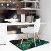 HUBDECO Flexible Printfloor Chair Mat, Green Marble, 120 x 90 cm view 2