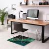 HUBDECO Flexible Printfloor Chair Mat, Green Marble, 120 x 90 cm view 3