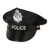 PARTY DISCOUNT Police Hat/Cap, Black, Adjustable view 1