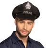 PARTY DISCOUNT Police Hat/Cap, Black, Adjustable view 2