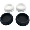 5-Piece Silicone Rubber Plugs with Knob for Closing 42–50 mm Round Holes, 1 Set (White, A Size 42.6 mm) view 4
