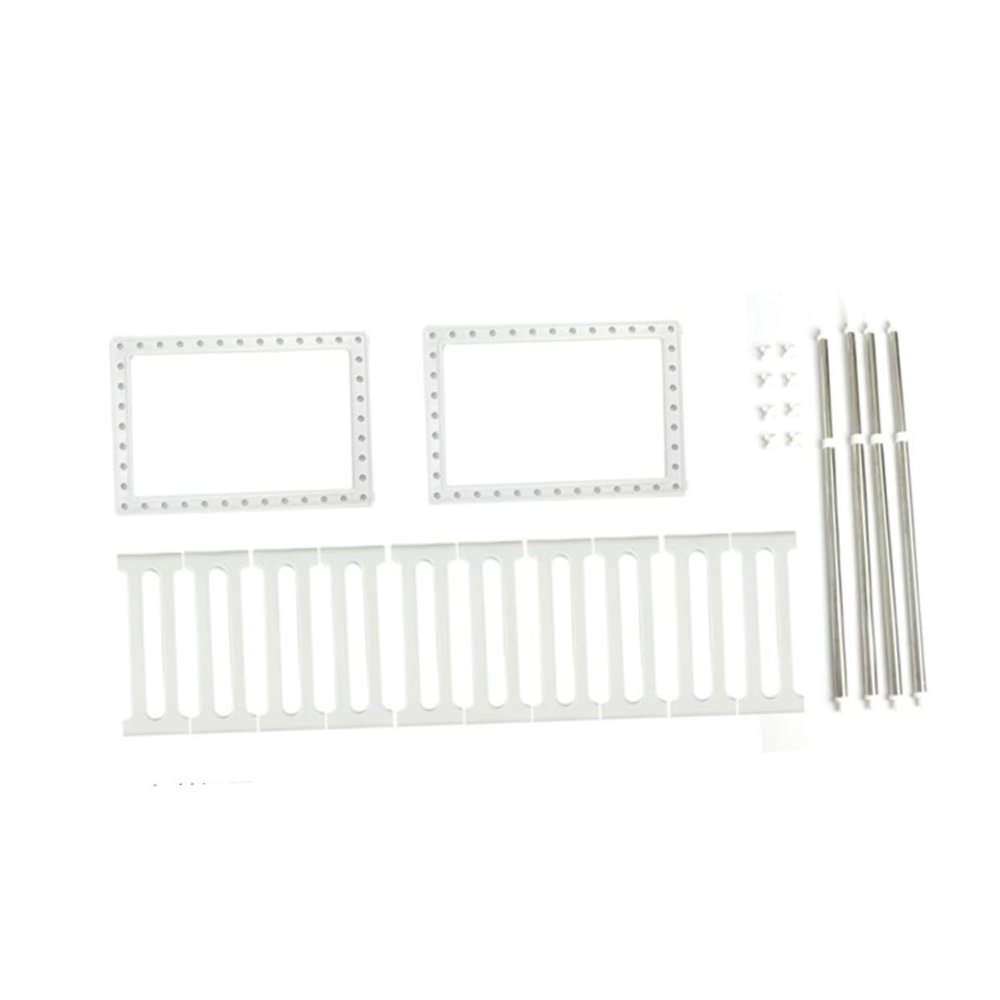 GOOHOCHY 2-Tier Dish Drying Rack for Sink with Extendable Telescopic Drain Tray