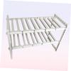GOOHOCHY 2-Tier Dish Drying Rack for Sink with Extendable Telescopic Drain Tray view 3