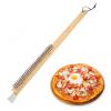 Pizza Oven Brush with Scraper and Long Handle view 3
