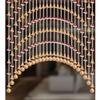 Arched Crystal Glass Bead Curtain, Room Divider, Adjustable, 55 Strands, 170 x 120 cm view 1