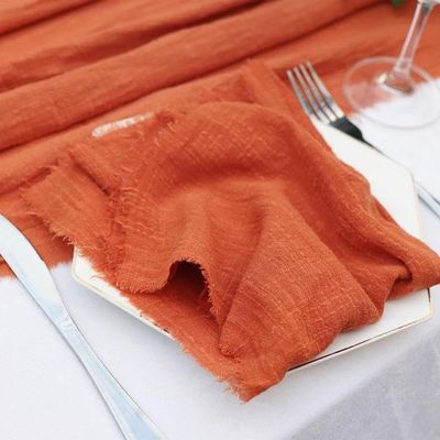 POOLPO Fabric Table Napkin, Boho Wedding Decor