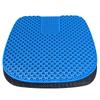 Gel Seat Cushion (Super Large and Thick), Wheelchair Seat Cushion, Soft and Breathable, for Office Chairs, Cars and Student Seats, for Sciatica and Back Pain (Blue, Small, Blue) view 1