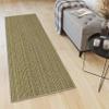 YANHONG Indoor/Outdoor Area Rug Runner, 40 x 260 cm, Washable, Weather-Resistant, Non-Slip, Yellow view 1