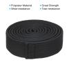 PATIKIL Taekwondo Colored Rank Belt, 1.5" x 8.5 ft, Black view 3