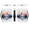 Kuiaobaty Watercolor Mountain Print Book Sleeve with White Zipper view 4