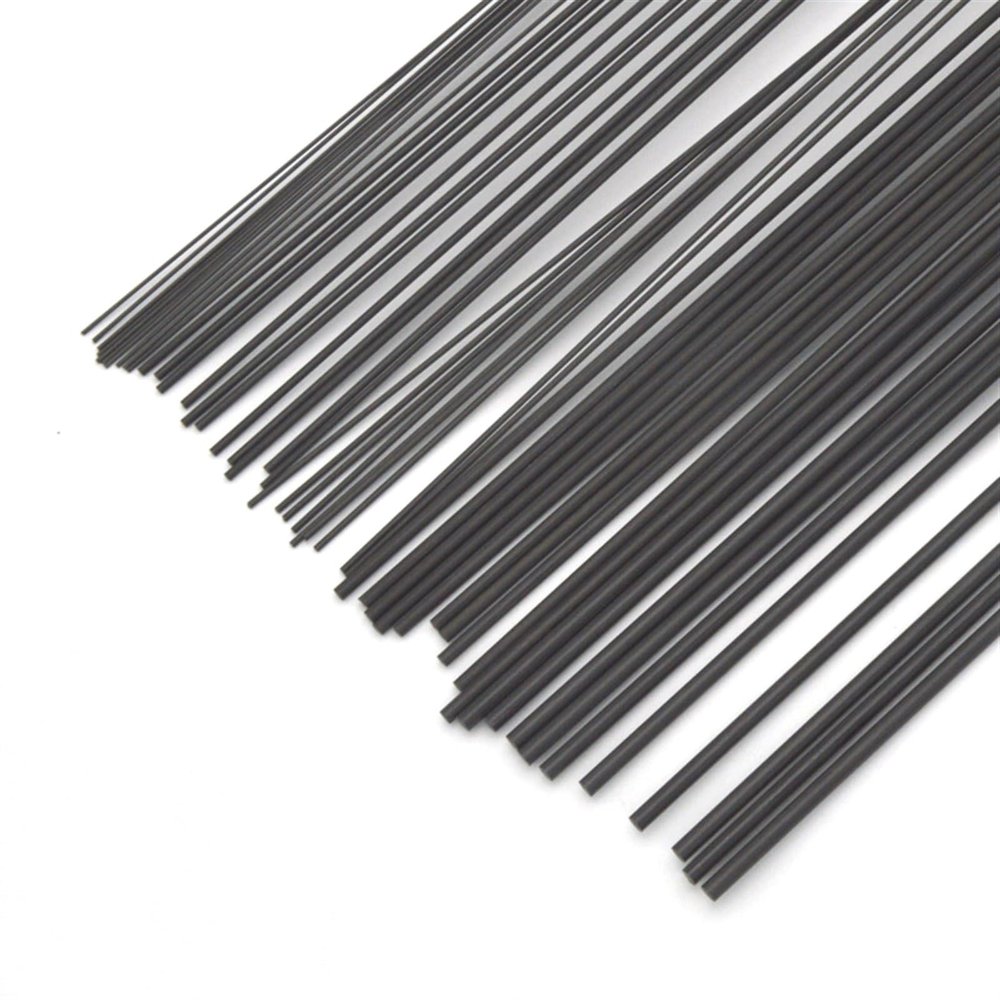 Solid Round Carbon Fiber Rod, 1–5 mm, 0.5 m