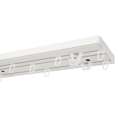 Garesa 3-Track Curtain Track, White, 240 cm