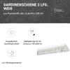Garesa 3-Track Curtain Track, White, 240 cm view 3